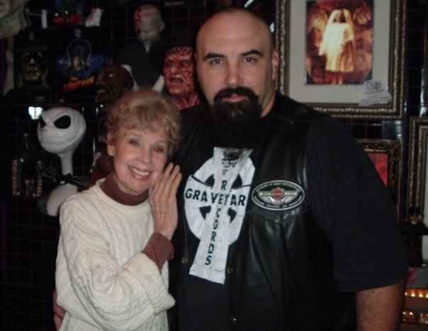 Dave with Betsy Palmer